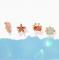 Girls Crew Under the Sea Earring Stud Set Colour: Gold