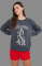 Wildfox Stallion Of 77 Sommers Sweatshirt Size: M Colour: Black