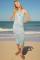 Electric and Rose Charlie Midi Dress Color: Multi Size: M