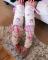 Sock Candy Balletcore Ribbon Legwarmers as seen on Paris Hilton Size: One Size Colour: White