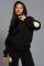 Samii Ryan Smiley® Black Oversized Hoodie Size: S Colour: Black