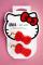 Hello Kitty x Kitsch Recycled Plastic Creaseless Clips 2pc Set Colour: Red