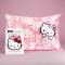 Hello Kitty x Kitsch Satin Pillowcase - Pink Hello Kitty Faces Colour: Pink