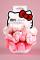 Hello Kitty x Kitsch Recycled Fabric Puffy Scrunchies 3pc Set Colour: Red