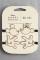 Kitsch & Mickey and Minnie Recycled Plastic Creaseless Clips 4pc Set- Cream Colour: Cream