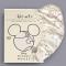 Kitsch & Mickey and Minnie Satin-Wrapped Hair Towel - Mickey Maze Colour: Cream