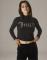 Juicy Couture 25th Anniversary Mock Neck Tee Size: L Colour: Black