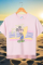 Junk Food Mickey Surf Flea Market Crop Top Size: S Colour: Pink