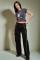 Daisy Street Star Pocket Piped Trousers Colour: Black Size: XS (6)