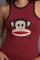 Daisy Street x Paul Frank Printed Sleep Vest Top Size: 8 Colour: Red