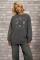 Daisy Street Playing Out Oversized Sweatshirt Colour: Grey Size: 8