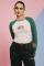 Paul Frank x Daisy Street Julius & Friends Long Sleeved Raglan Top Colour: Cream Size: S