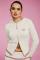 Paul Frank x Daisy Street Knitted Zip Through Hoodie Colour: Cream Size: L