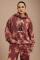 Paul Frank x Daisy Street Spray Effect Julius Hoodie Colour: Red Size: XL