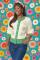 Unique Vintage Smiley® x Ivory & Green Flower Embroidered Cardigan Colour: Cream Size: XS/S