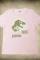 Jurassic Park x Unique Vintage Light Pink Jurassic Park 93 Fitted Tee Colour: Pink Size: S