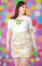 Care Bears x Unique Vintage Plus Size Kingdom Of Caring Print Mini Skirt Size: 2X Colour: Yellow