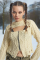 The Ragged Priest Saint Zip Cable Knit Jumper Colour: Cream Size: 12