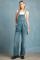 The Ragged Priest Release Bleached Denim Dungarees Size: 12 Colour: Blue