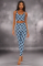 Beach Riot Ayla Pewter Disco Star Leggings Size: S Colour: Blue