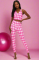 Beach Riot Ayla Sport Cross My Heart Leggings Size: L Colour: Pink