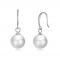 Sterling Silver White Pearl Drop Earrings