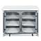 Black/Grey Portable Camping Kitchen Table Cabinet Storage