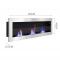 Recessed and Wall Mount Adjustable Flame Ethanol Fireplace