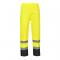 Classic Hi Vis Contrast Rain Trousers Yellow / Black M