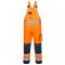 Portwest Dijon Hi Vis Bib and Brace Orange / Navy XL