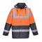 Oxford Weave 300D Class 3 Hi Vis Two Tone Traffic Jacket Orange XS
