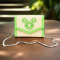 Buckle Down Mickey Mouse Lime Raffia Cross Body Bag Colour: Lime