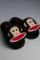 Daisy Street X Paul Frank 3D Julius Fluffy Slippers Colour: Black Size: UK 5