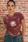 Paul Frank x Daisy Street Spray Effect Shrunken Tee Colour: Red Size: M