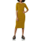 Daily Ritual Women`s Twist Back Fine Gauge Jumper Dress, Light Olive