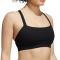 adidas Womens Light-Support Yoga Bra - Black