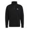 adidas Studio Lounge Fleece Half-Zip Sweatshirt - Black