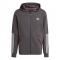 adidas Aeroready Motion Sport Full Zip Hoodie - Grey
