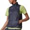adidas Womens Run Icon 3-Stripes Running Wind Vest - Navy