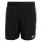 adidas Colorblock 3S Swim Shorts - Black / Blue