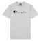 Champion Legacy Spellout Big Logo Tee - Grey
