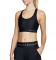 Under Armour Womens HeatGear Mid Keyhole Sports Bra - Black