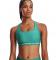 Under Armour Women`s Mid Crossback Heather Sports Bra - Green