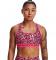 Under Armour Women`s Mid Crossback Printed Sports Bra - Pink