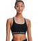 Under Armour Women`s Crossback Mid Sports Bra - Black