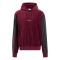 adidas Originals SPRT Velour Hoodie - Burgundy