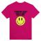 TCOGB2 Smiley: Heavyweight Unisex Crewneck T-shirt | Color: Heliconia | Size: 2XL