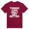 TCOGB3 Hamnett white: Heavyweight Unisex Crewneck T-shirt | Color: Cardinal Red | Size: S