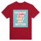 TCOGB5 Ice Cream: Heavyweight Unisex Crewneck T-shirt | Color: Red | Size: M