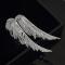 Dazzling Angel Wings Brooch With Rhinestones